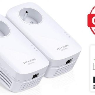 2 boîtiers CPL TP-Link, 1 port RJ45, 1300 Mbps