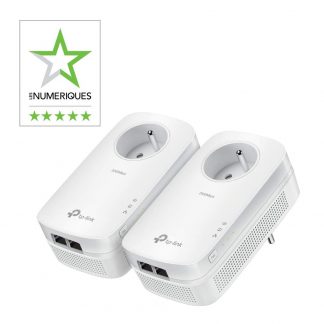 2 boîtiers CPL TP-Link, 2 ports RJ45, 2000 Mbps