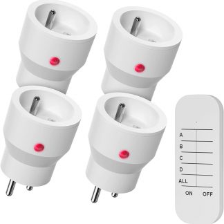 Lot de 4 prises télécommandées